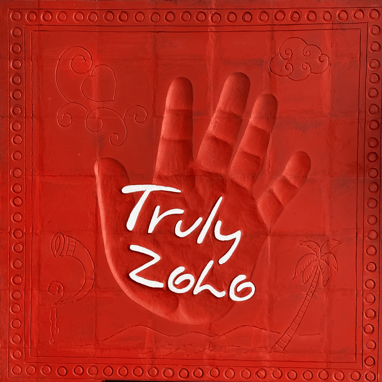 Handprint on Truly Zoho Tour 2023